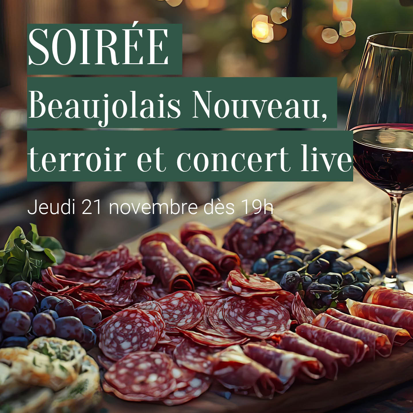 Soirée beaujolais 21 novembre