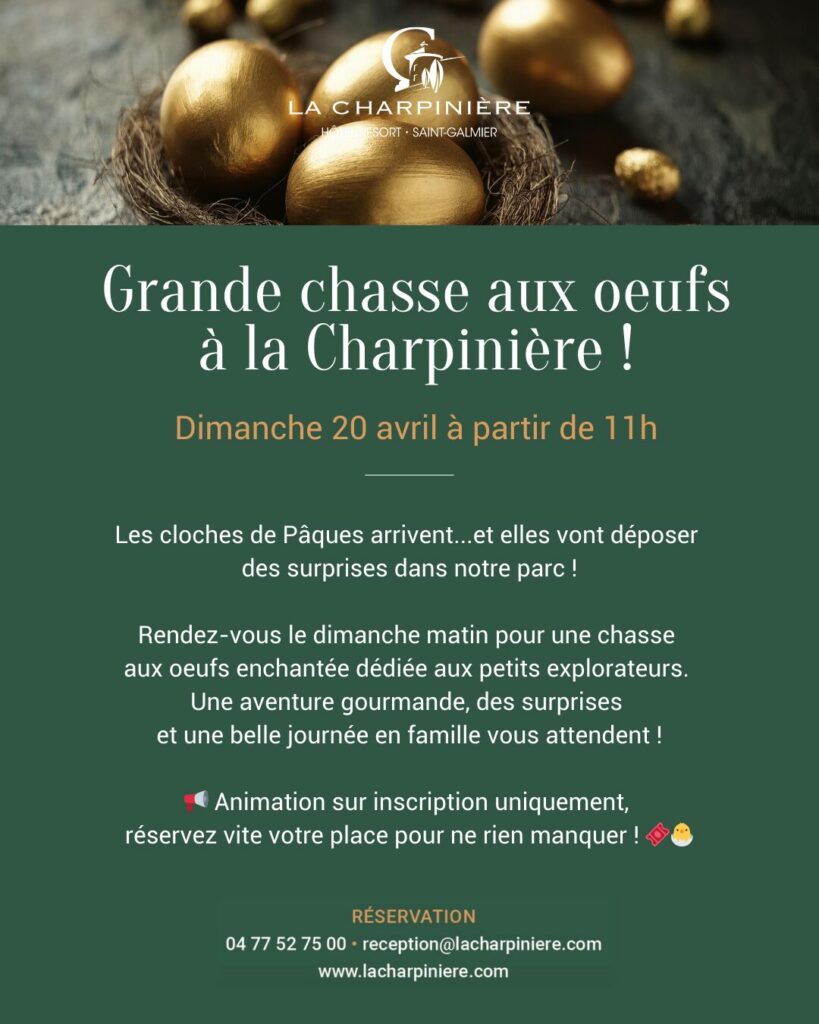 chasse aux oeufs la charpiniere