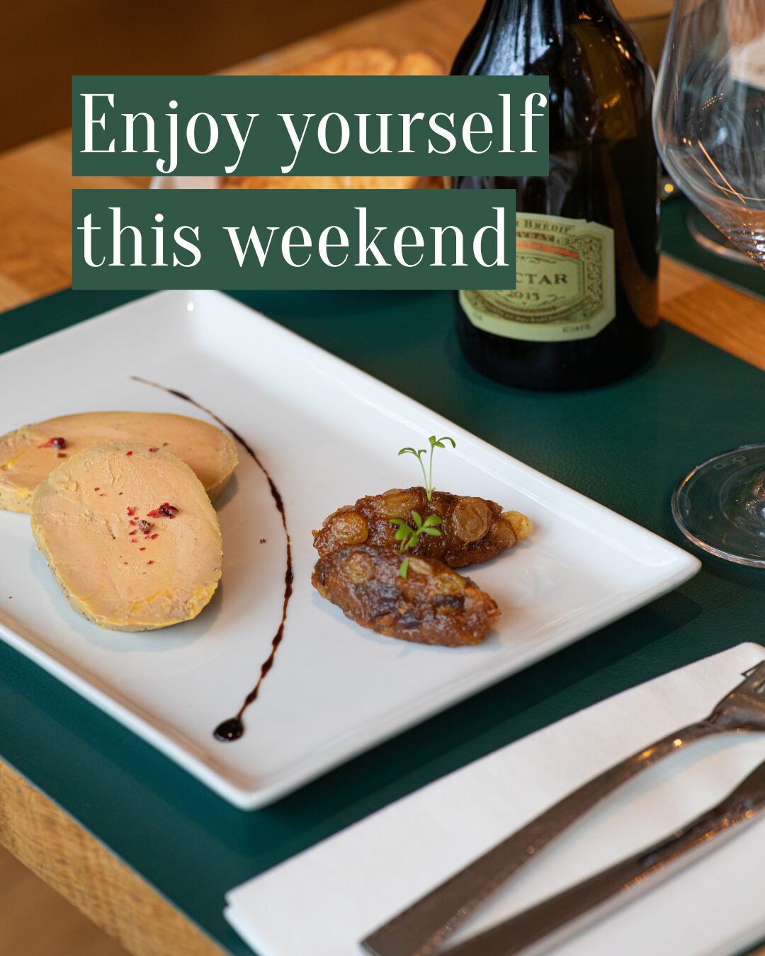 On October 14, discover the new menu of the brasserie "Le 1933" at La Charpinière