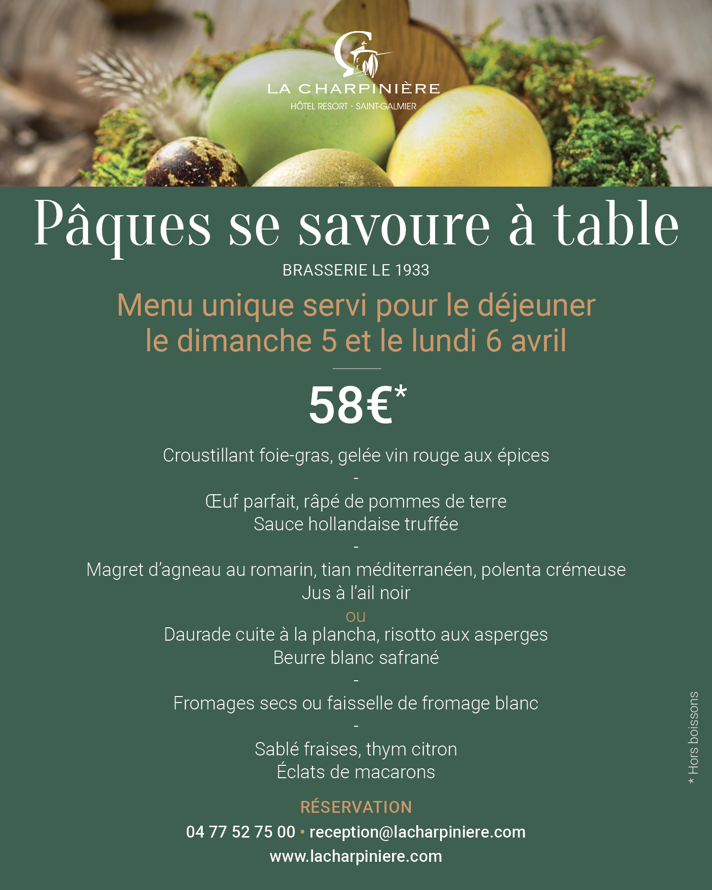 chasse aux oeufs la charpiniere 