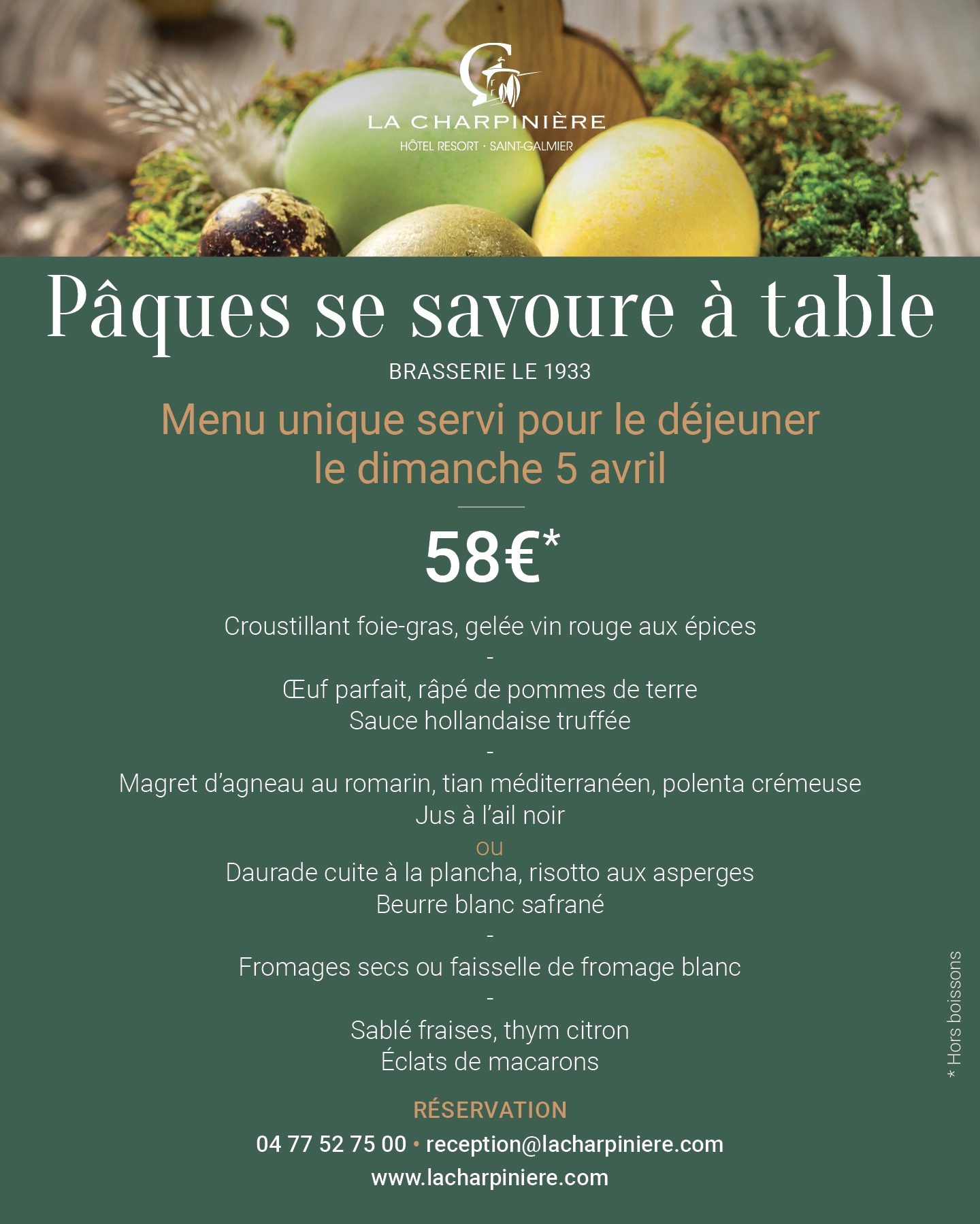 chasse aux oeufs la charpiniere 