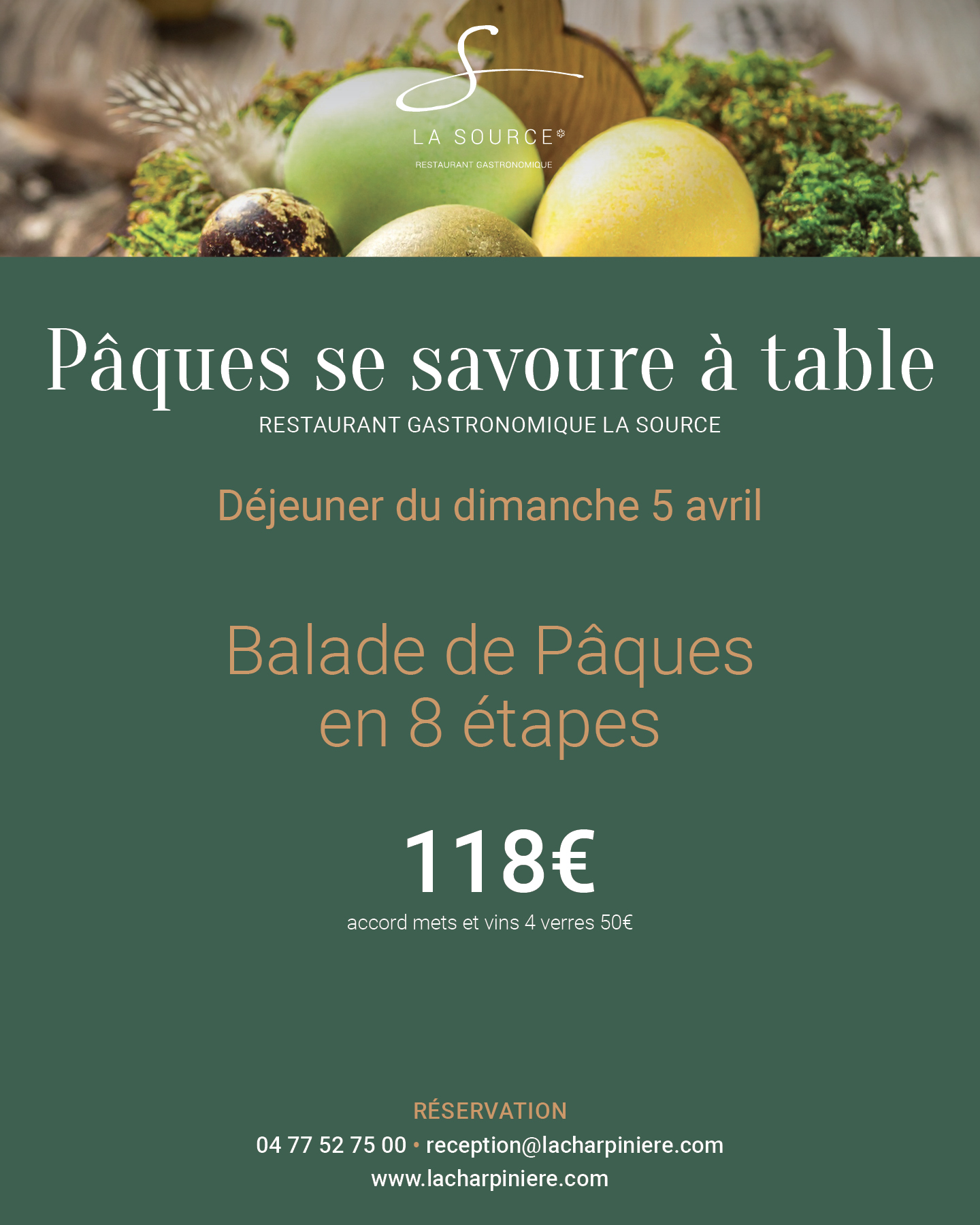 Menu Le 1933 Pâques